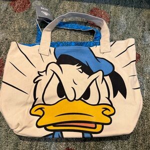 Disney Store bag | Donald Duck Large Canvas Tote Bag
